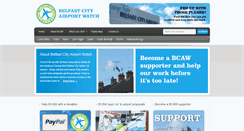 Desktop Screenshot of belfastcityairportwatch.co.uk